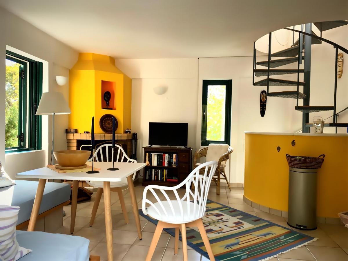 Steinturm Mit Dach-Terrasse Zwischen Fluss, Meer Und Gebirge- Spiti Pirgos Paralia Sergoulas 外观 照片